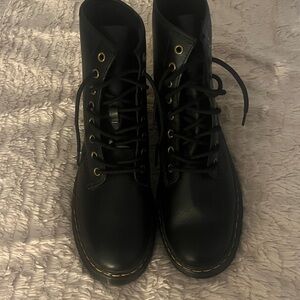 Dr. Martens Black Leather Boots